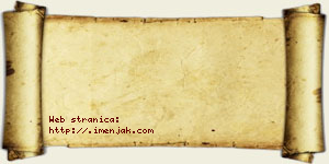 Isidora Becić vizit kartica